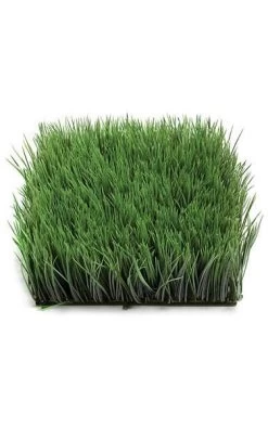 10 Inches X 10 Inches Polyblend Outdoor Grass Mat FIRE RETARDANT