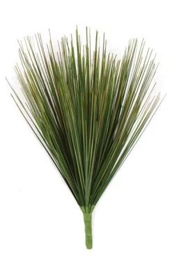 13 Inches PVC Onion Grass Bush - 8 Inches Width - Bare Stem