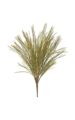 20 Inches Plastic Mountain Grass Bush - 8 Inches Wide