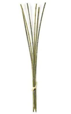 28 Inches Plastic Bamboo Bundle Tied With 1 Piece Of Raffia - 6 Sticks