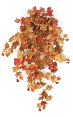 Grape Leaf Bush - 158 Green/Brown/Orange/Red Leaves