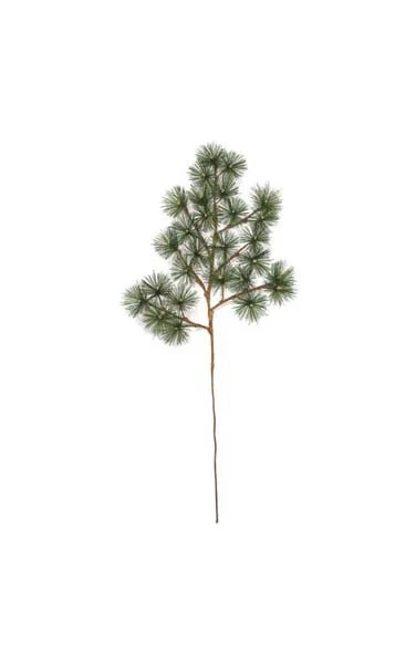 31 Inches PVC Butte Pine Branch - Green - FIRE RETARDANT
