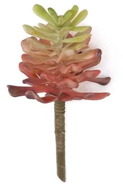 Earthflora's 3 Inch Fire Retardant Mauve & Green Echeveria Pick