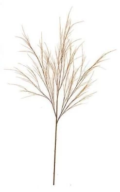 54 Inches Plastic Virginia Reed Spray - Brown - FIRE RETARDANT