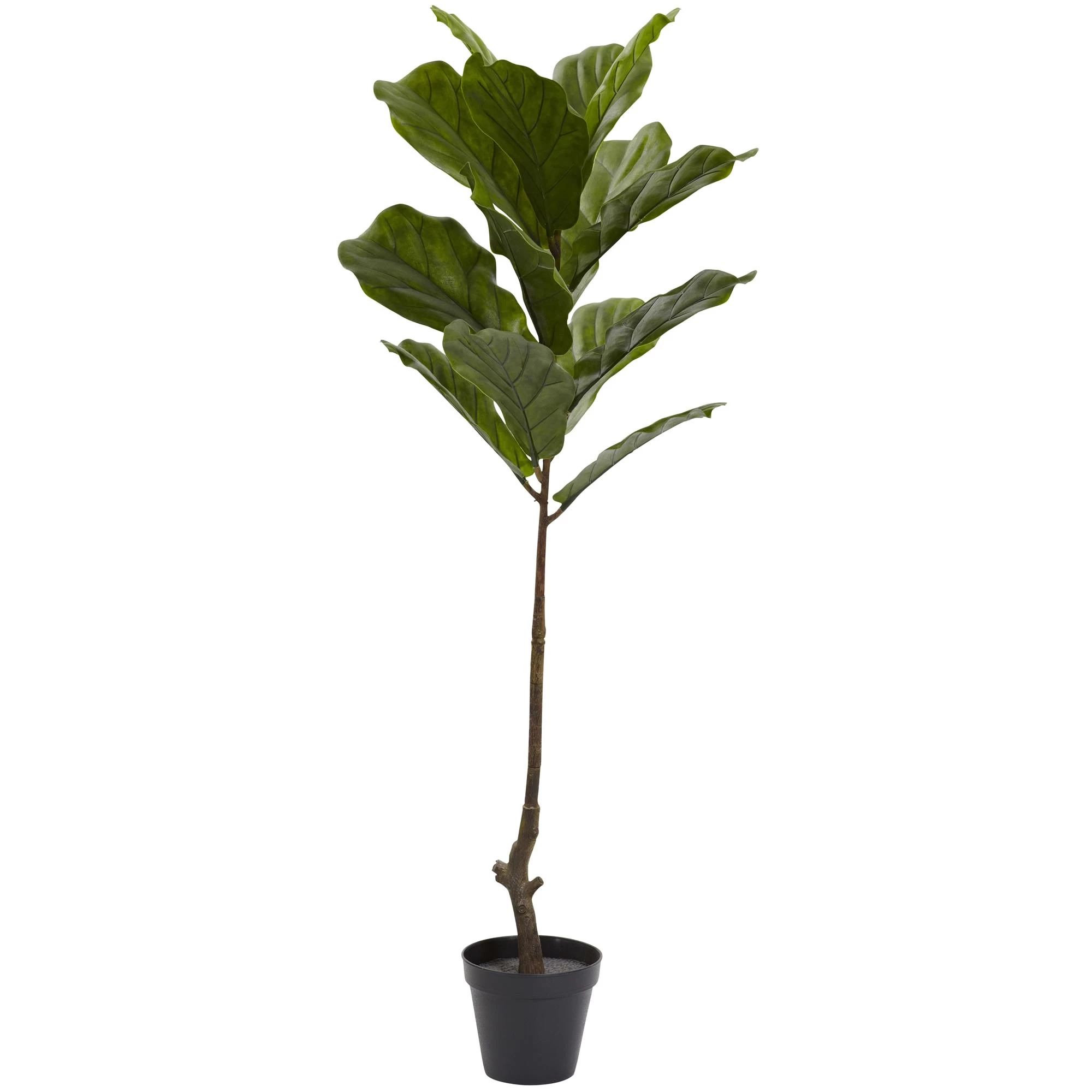4' Fiddle Leaf Tree UV Resistant (Indoor/Outdoor) - Image 2