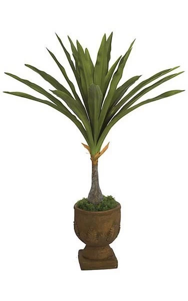 56 Inches Dragon Tree - 25 Green Leaves