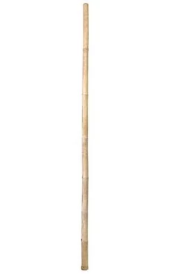 6 Feet Natural Bamboo Pole (Solid Asian Bamboo) 1.5 Inches Thick Natural Color