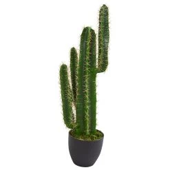 2.5’ Column Cactus Artificial Plant With Decorative Pot