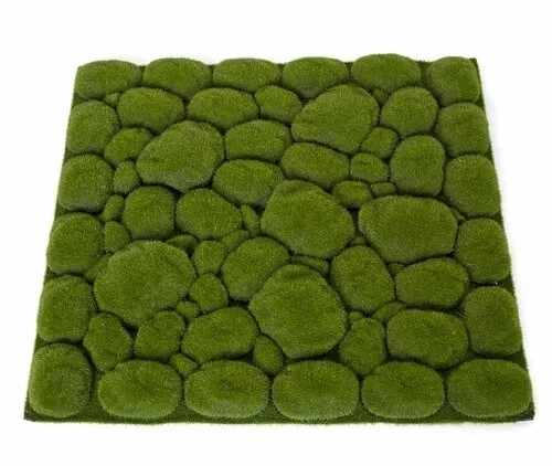 20 Inch X 20 Inch Green Moss Mat