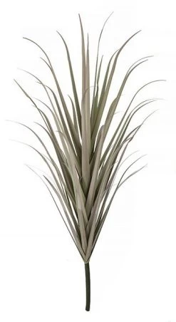 62.5 INCH PVC WIDE LEAF ONION GRASS BUSH | MAUVE/GREEN OR LIME GREEN