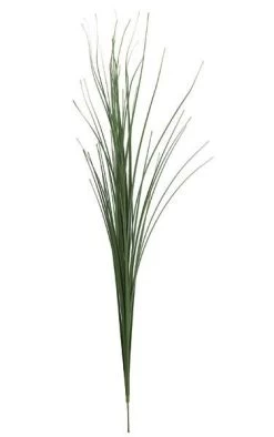 39 Inches PVC Onion Grass Fire Retardant - 56 Blades - Thick Stemmed - Green