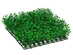 Outdoor UV Protected Plastic Boxwood Mat Green