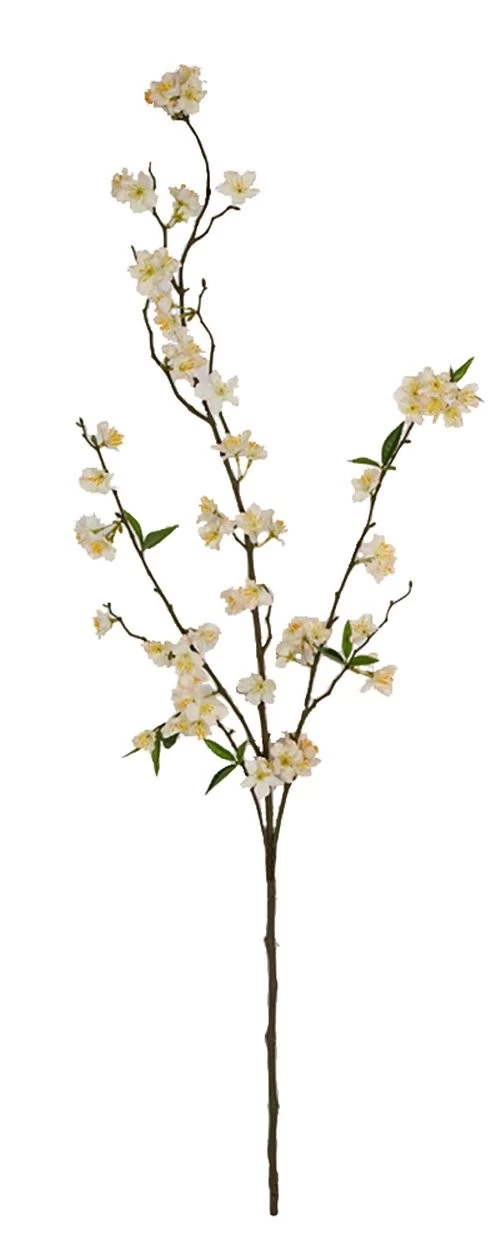 45 Inches Cherry Blossom Branch - 76 Flowers - 21 Leaves