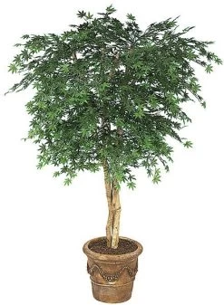 Earthflora's 6 Foot Polyblend Japanese Maple Tree - Green Or Rust