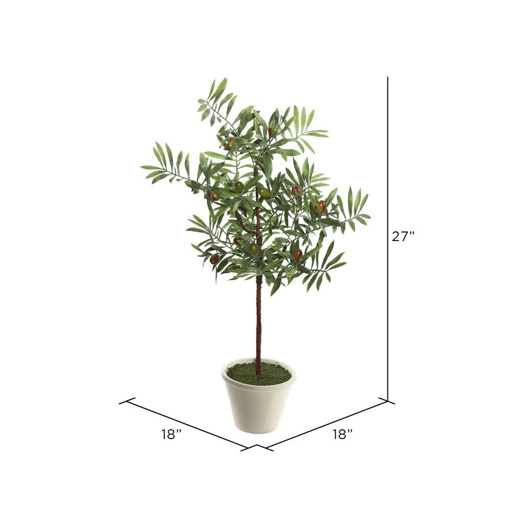 27" Olive Hill Tree W/ Container - Image 7