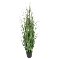 48 Inches PVC Artificial Potted Green Sheep's Grass And Plastic Grass