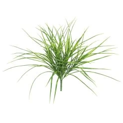 20" Green PVC Wild Onion Grass Bush