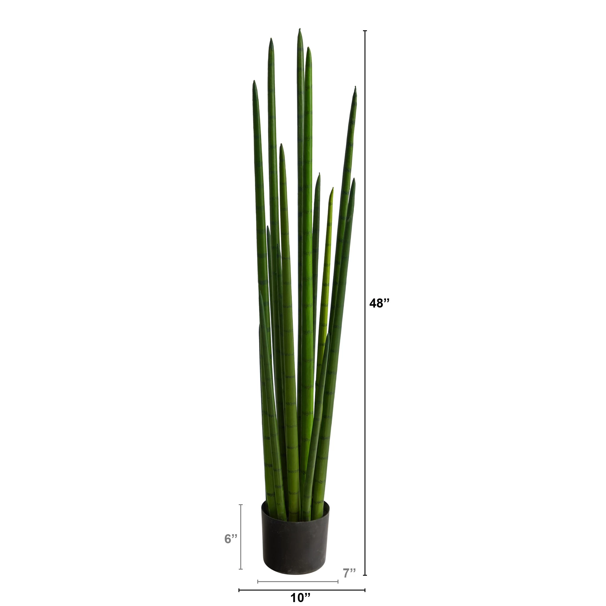 4’ Sansevieria Snake Artificial Plant - Image 2