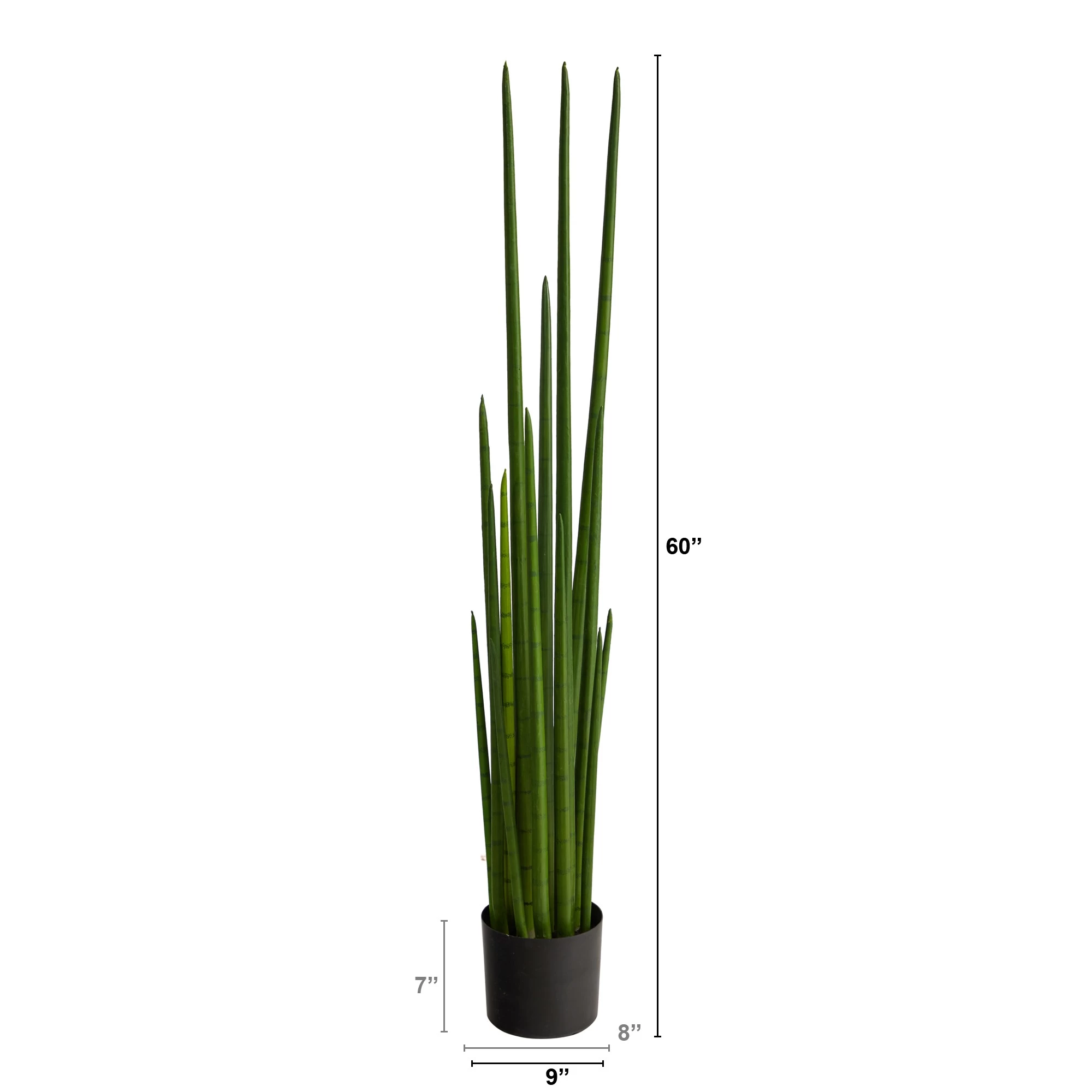 5’ Sansevieria Snake Artificial Plant - Image 2