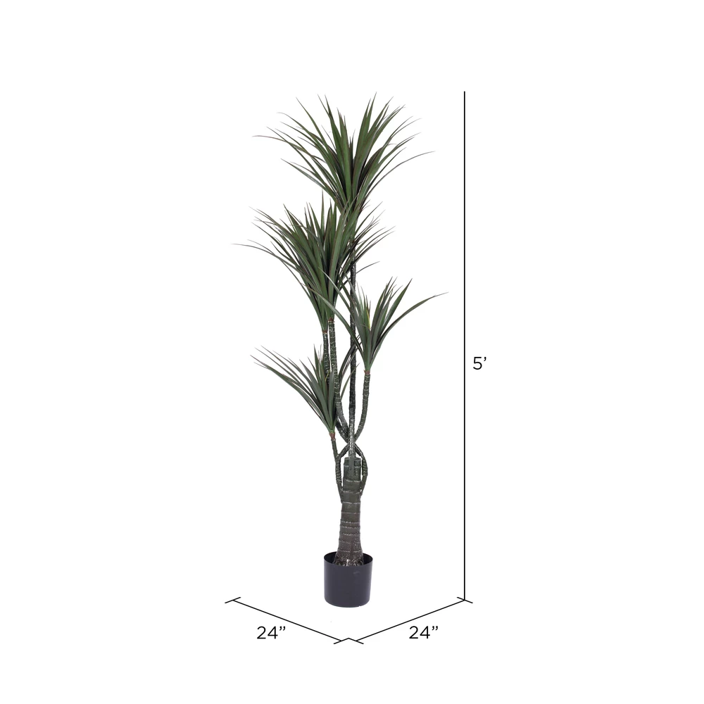 60 Feet Outdoor UV Giant Yucca Tree W/167 Lvs - Image 2