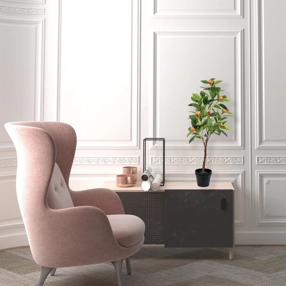 29" Potted Artificial Orange Tree - Image 3