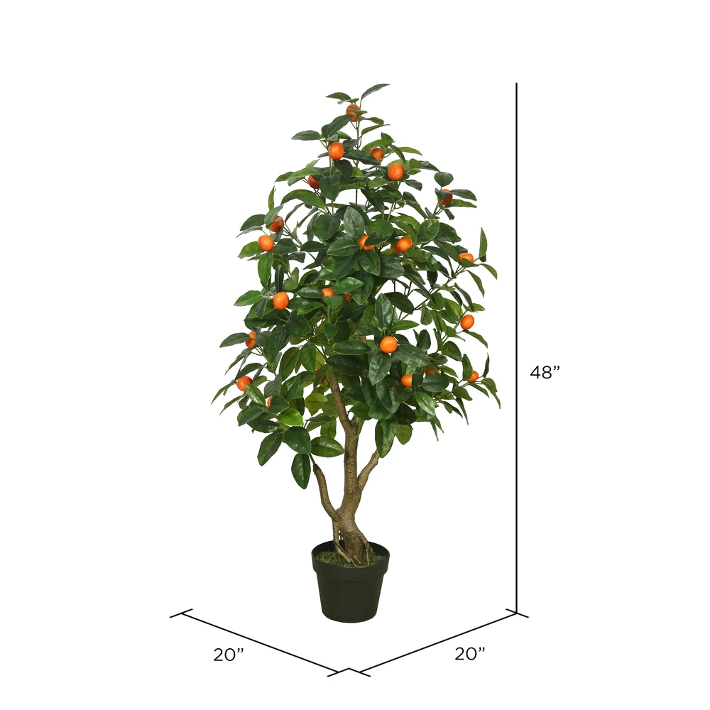 48 Inches Orange Tree W/Pot - Image 2