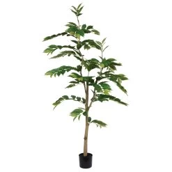 6 Feet Potted Nandina Tree W/284 Lvs-Green