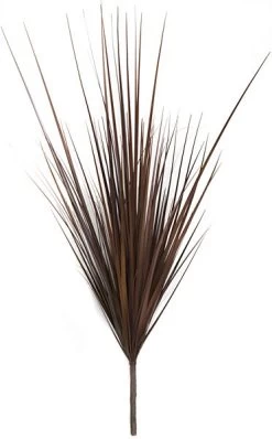 32 Inches PVC Grass Bush - Burgundy