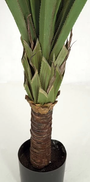 5 Feet Plastic Pandanus Tree - Synthetic Trunk - 32 Inches Width - Green - Image 3