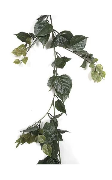 9.5 Feet Bougainvillea Garland - 314 Green Leaves - Image 3