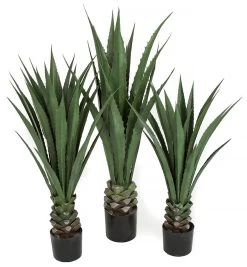 UV Outdoor Protected Fire Resistant Artificial Agave Plant In Small, Medium Or Large Sizes See All Options