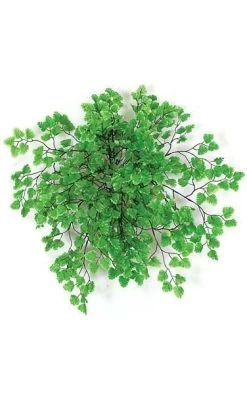 18 Inches Artificial Maidenhair Fern - 13 Stems - 30 Inches Width - Tutone Green - Bare Stem