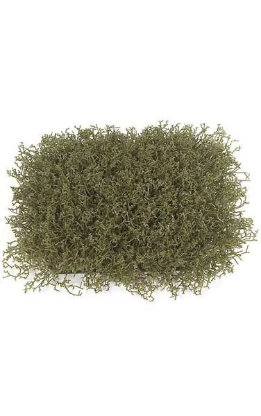12 Inches Plastic Wild Weed Grass Mat - 150 Leaves - Green/Brown