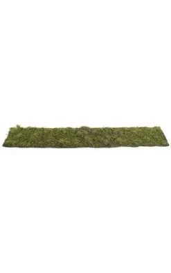 72 Inches X 12 Inches Flocked Moss Mat - Green