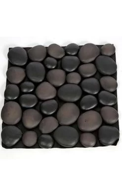 12 Inches X 12 Inches Stone Mat - Black/Grey