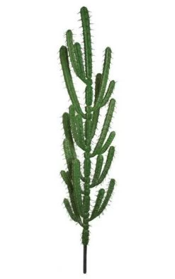 60 Inches Plastic Finger Cactus - 12 Inches Width - Dark Needles