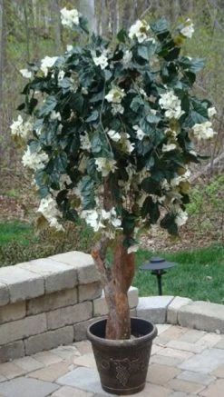 EF-500 Custom Made UV Plastic Polyblend Flowering Bougainvillea Tree Comes From 4 To 7 Feet Made In 6 Different Colors