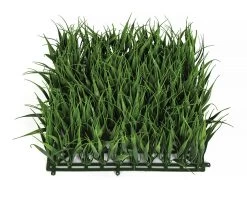 10 Inches X 10 Inches FireSafe Polyblend Outdoor UV Grass Mat. 4 Inches Grass Height. Made For Indoor/Outdoor
