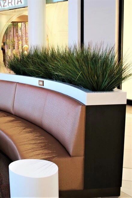 PVC Onion Grass Bush - Green - Weighted Base - Image 5