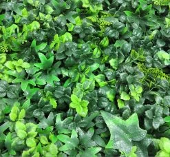 20 Inches X 20 Inches Outdoor UV Rated Mixed Boxwood And Mixed Ivy Foliage Mats