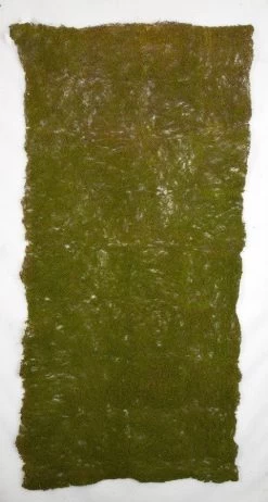 36 Inches X 72 Inches Moss Sheet - Metal Mesh Backing - Olive Green/Brown