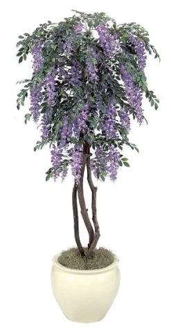 Custom Faux Wisteria Tree Made In Various Heights & Colors