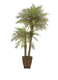 EF-2664 6 Feet AND 3 Feet Plastic Marsh Fern Tree
