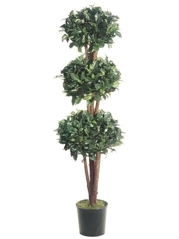 EF-LPF605 5 Feet Tall 3 Ball Ficus Tree 1406 Lvs (Sold Is A Set Of 2pc)