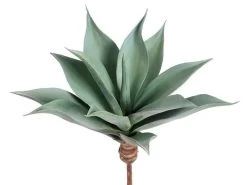EF-2011 17 Inches Natural Touch Large Agave Frosted Green Indoor/Outdoor ** 2pc Min Order**