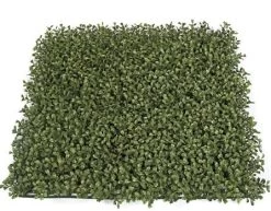 AUR-110200 20 Inches Plastic Boxwood Mat Tutone Green Fire Retardant And Also UV Protected 3 Inches High