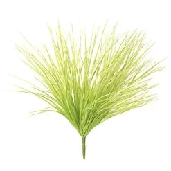 EF-81245 24 Inches Plastic Wild Grass Bush - Light Green/Cream Leaves - 20 Inches Width