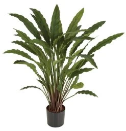 32 Inches Spathiphyllum Plant - 55 Leaves - Green- FIRE RETARDANT