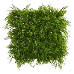 20 Inches X 20 Inches Mediterranean Artificial Fern Wall Panel